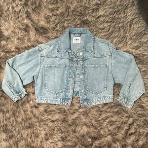 Zara Light Blue Denim Jacket